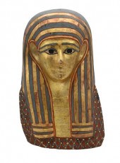 EGYPTIAN GILT CARTONNAGE MUMMY