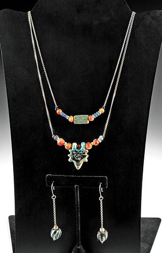 EGYPTIAN GLASS FAIENCE BEAD