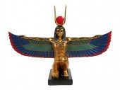 EGYPTIAN GODDESS ISIS STATUE,