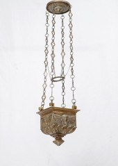 EGYPTIAN HANGING VOTIVE LANTER