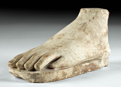 EGYPTIAN LIMESTONE SCULPTOR'S MODEL