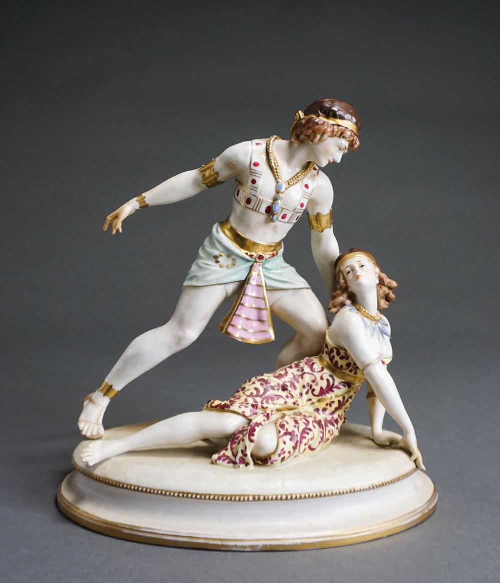 EGYPTIAN MAN AND WOMAN, DRESDEN