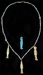 Egyptian Necklace and Amuletth