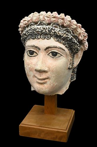 EGYPTIAN PAINTED STUCCO