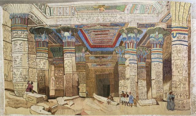 EGYPTIAN PICTORIAL FLAT-WEAVE
