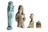 EGYPTIAN POTTERY FIGURES & FRA