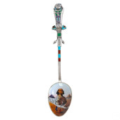 EGYPTIAN REVIVAL 800 SILVER EN