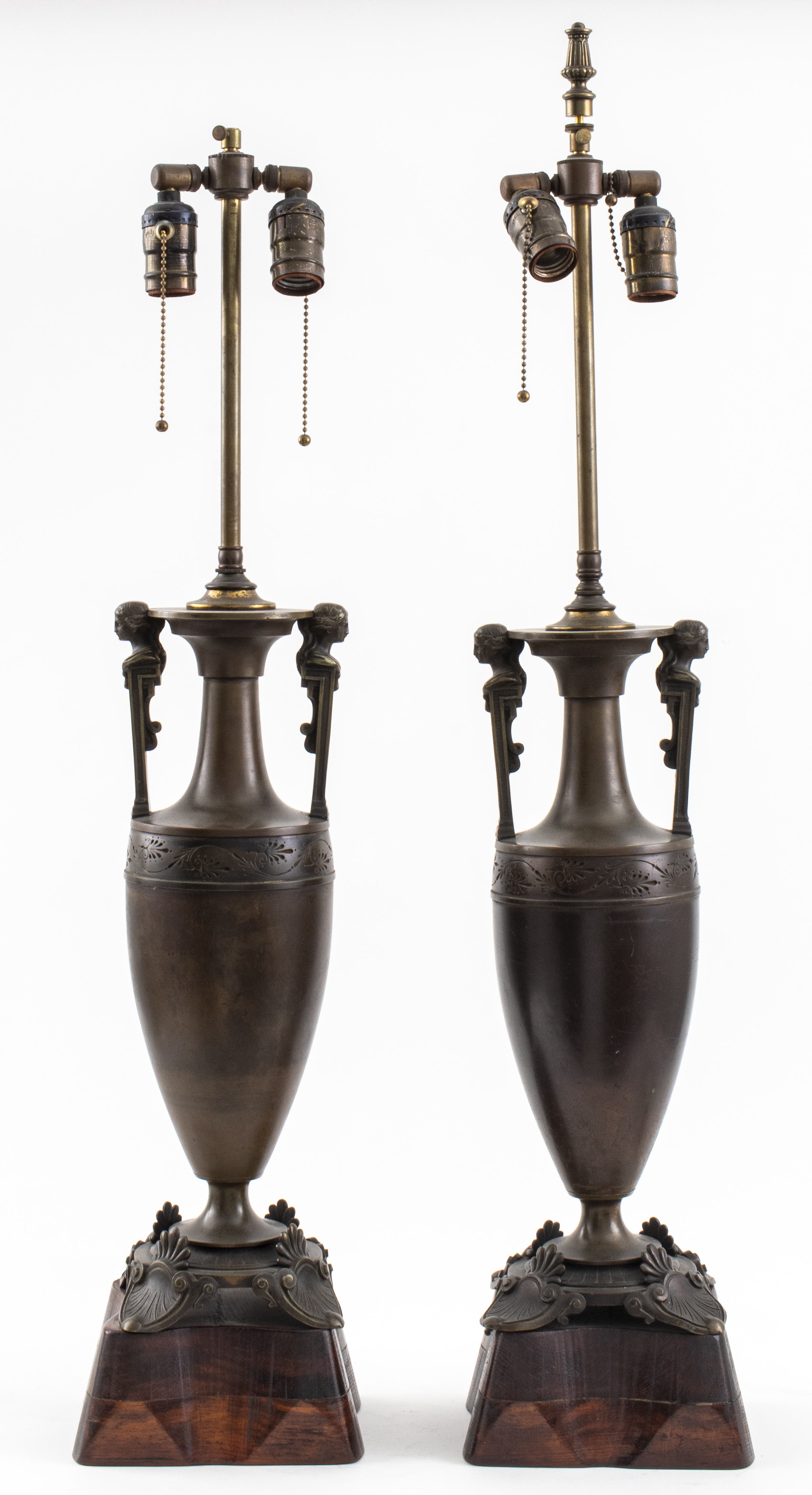 EGYPTIAN REVIVAL BRONZE AMPHORA