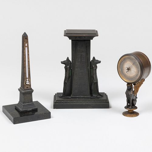 EGYPTIAN REVIVAL BRONZE DESK