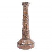 EGYPTIAN REVIVAL CARVED CANDLE