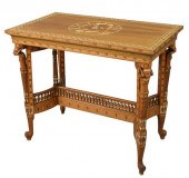 EGYPTIAN REVIVAL CENTER TABLE,