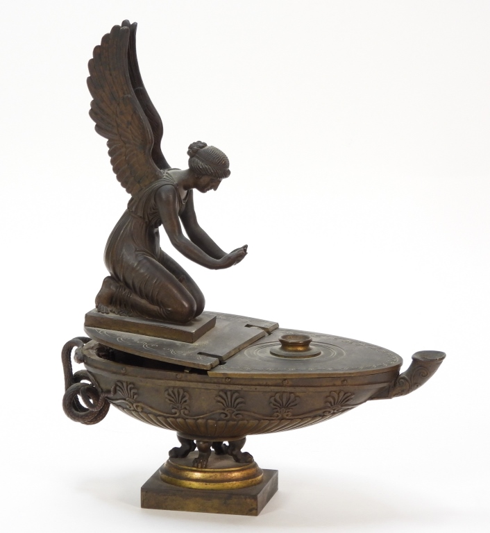EGYPTIAN REVIVAL FINELY CAST BRONZE