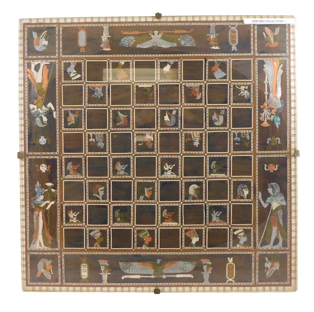 EGYPTIAN REVIVAL GAME BOARD/