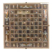 EGYPTIAN REVIVAL GAME BOARD/ T