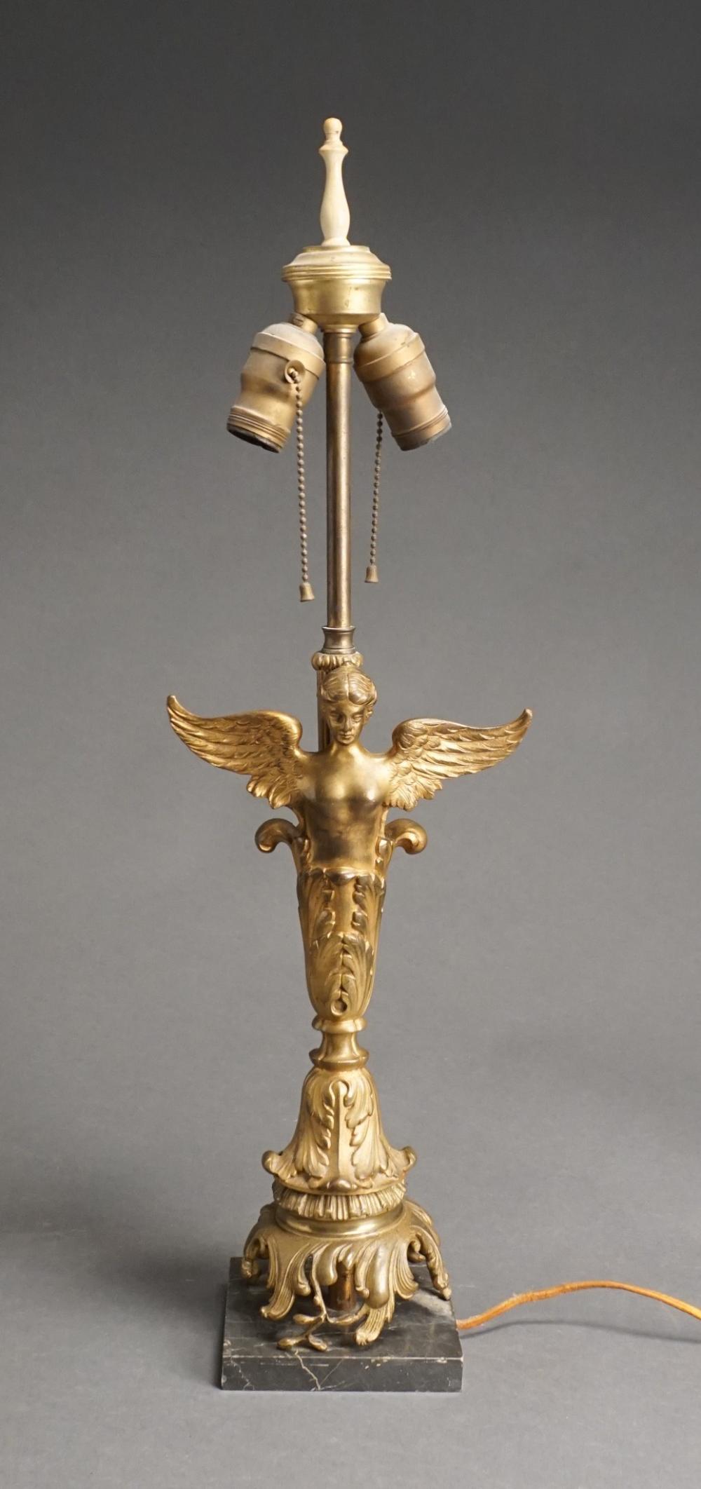 EGYPTIAN REVIVAL GILT BRONZE