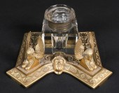 EGYPTIAN REVIVAL GILT BRONZE I