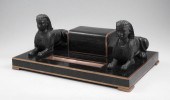 EGYPTIAN REVIVAL MARBLE SPHINX