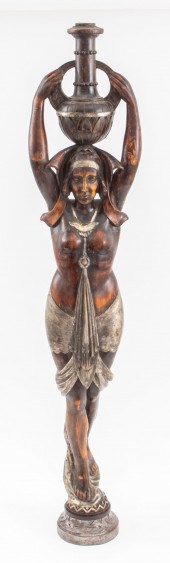 EGYPTIAN REVIVAL NEWEL POST FI