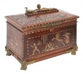 EGYPTIAN REVIVAL SARCOPHAGUS C
