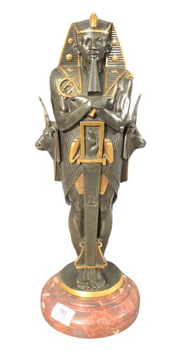EGYPTIAN REVIVAL STYLE BRONZE, OF