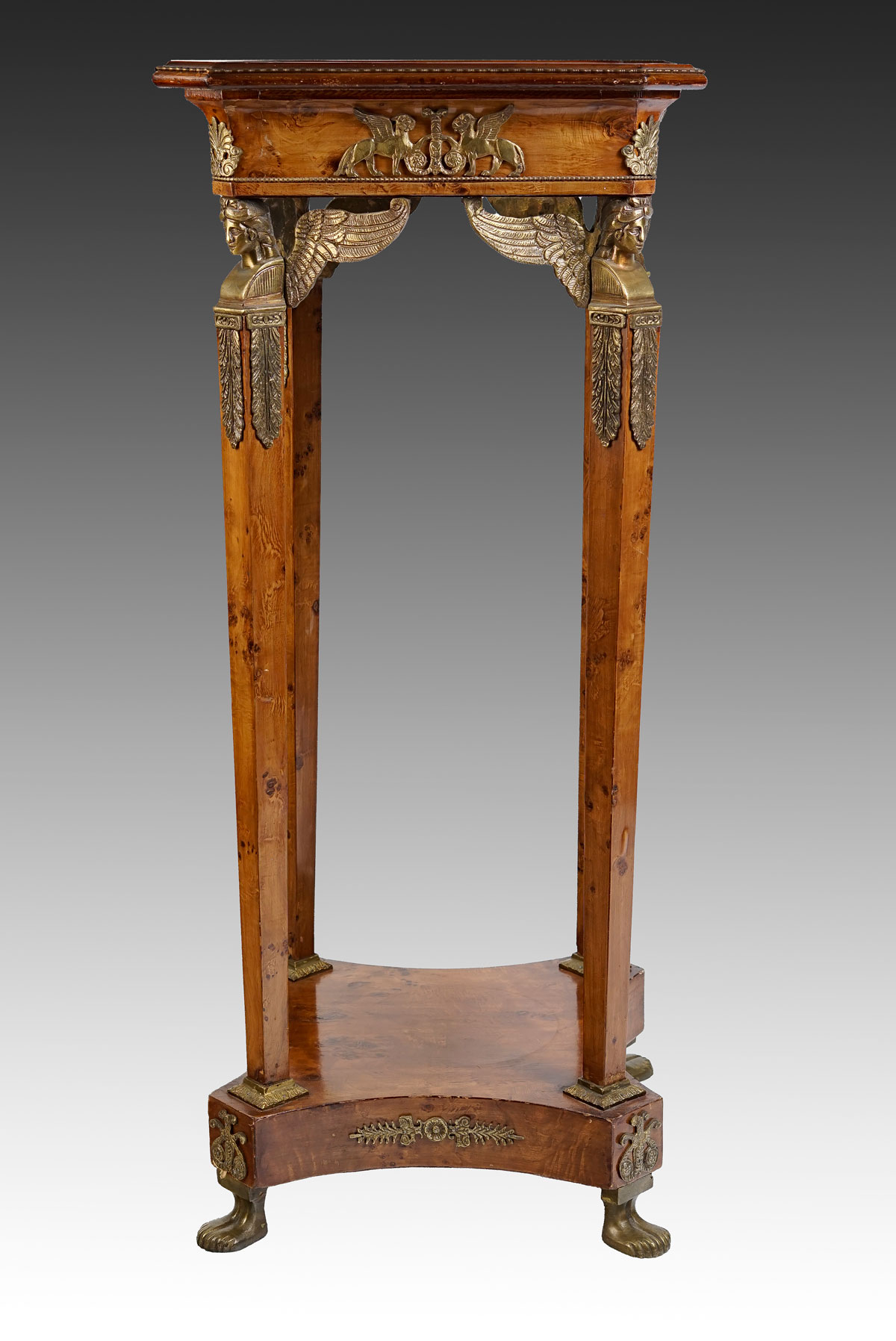 EGYPTIAN REVIVAL STYLE PLANT STAND: