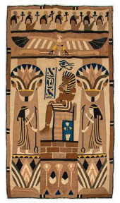 EGYPTIAN STYLE HAND-MADE QUILT