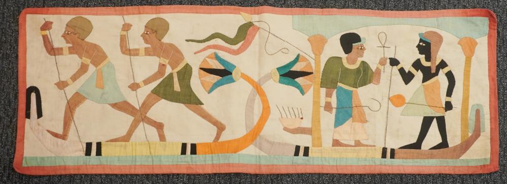 EGYPTIAN THEMED APPLIQUE STITCHED
