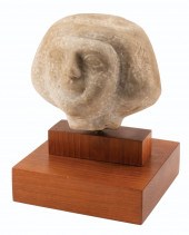 EGYPTIANESQUE CARVED SOFT STON