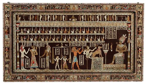 EGYPTIANESQUE PAINTED &AMP;
