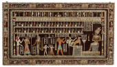 EGYPTIANESQUE PAINTED &AMP; IN