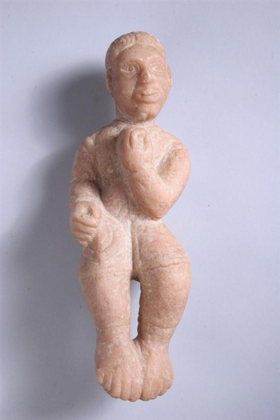 EGYPTO-NUBIAN MARBLE FIGURE OF
