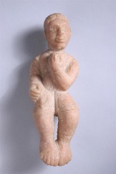 EGYPTO-NUBIAN MARBLE FIGURE OF