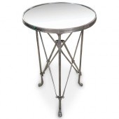 EICHHOLTZ MIRRORED ACCENT TABL