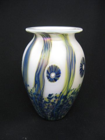 Eickholt Art Glass Vase milefori