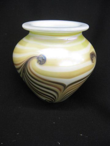 Eickholt Art Glass Vase pulled