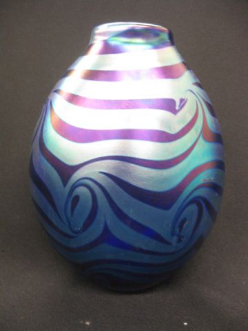 Eickholt Art Glass Vase wavy