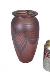 EICKHOLT ART GLASS VASEcontemp