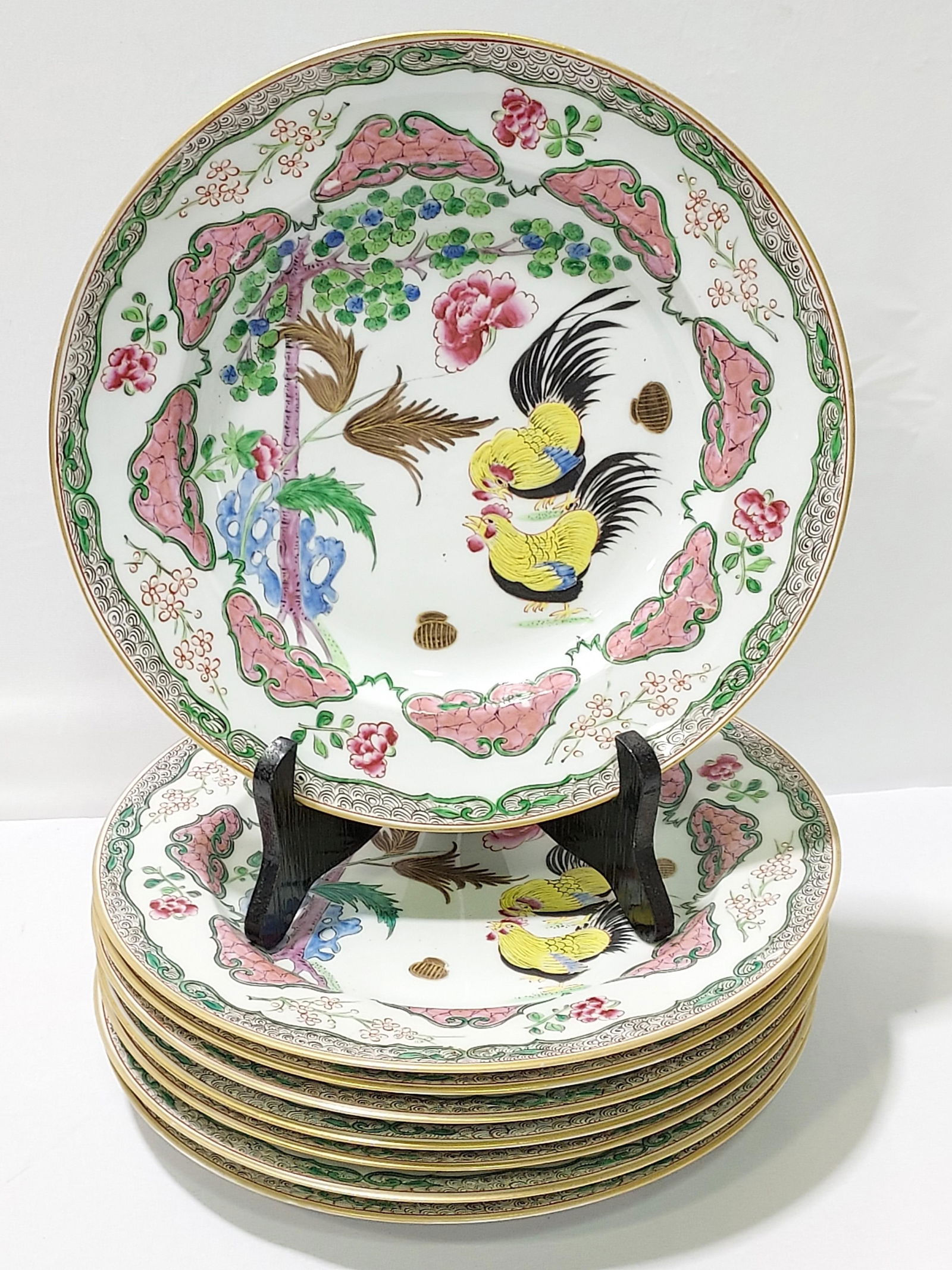 EIGHT 19TH C SAMSON FRENCH