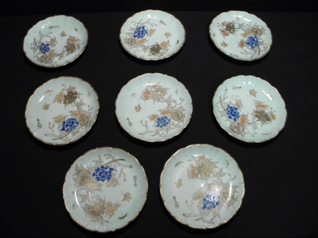 Eight 19th century Japanese