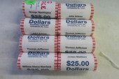 EIGHT $25 BU ROLLS PRESIDENTAL