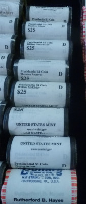 EIGHT $25 ROLLS, DENVER BU PRE