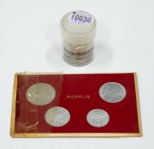 EIGHT 40% JFK HALVES & PIUS XI