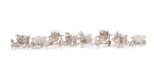 EIGHT (8) CONTINENTAL SILVER