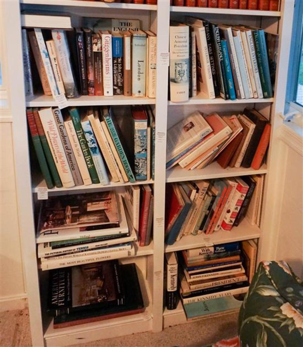 EIGHT (8) SHELVES OF BOOKSEight (8)