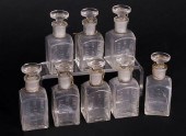 EIGHT AMERICAN CLEAR GLASS SHI