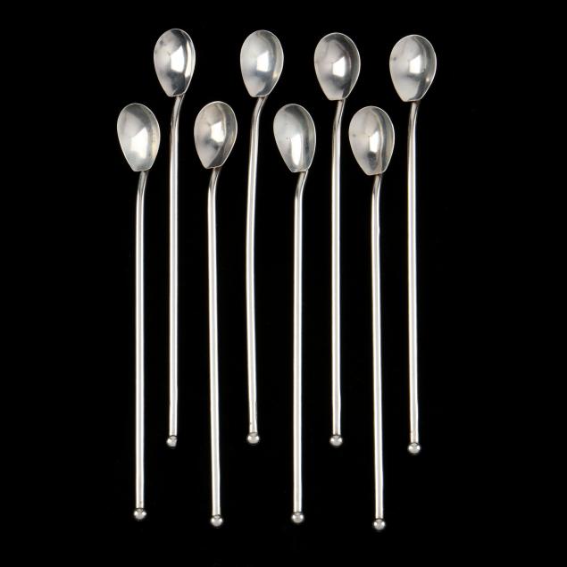 EIGHT AMERICAN STERLING SILVER