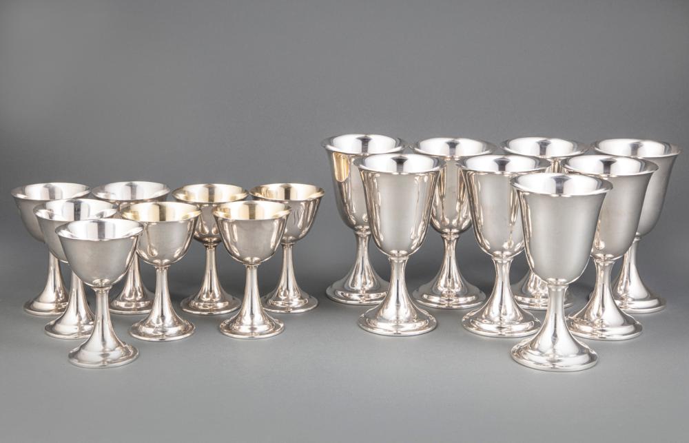 EIGHT AMERICAN STERLING SILVER