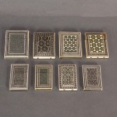 EIGHT ANGLO-INDIAN SADELI, BON