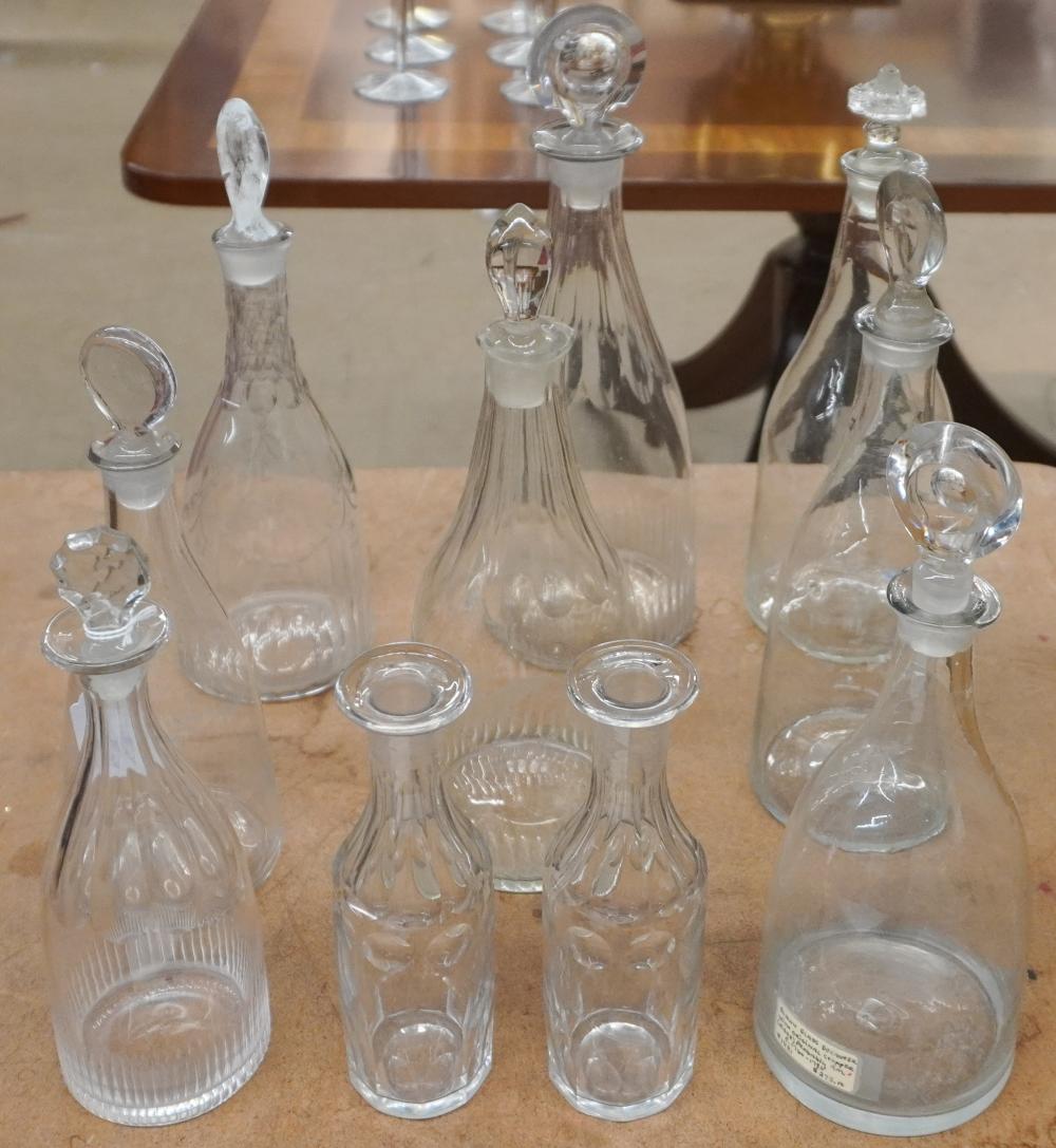 EIGHT ANGLO-IRISH CUT-CRYSTAL