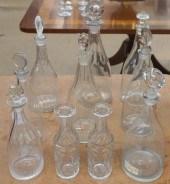 EIGHT ANGLO-IRISH CUT-CRYSTAL